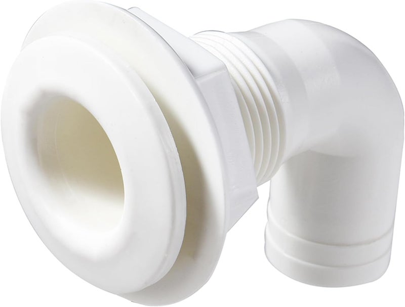 CROSSBODY 2 Pcs Thru Hull Fitting – Plastic Through Hull Connector, Straight Thru Hull Fittings for Boats, Bilge Pump Drain Vent Hose for Yacht, Sail, RV, and Truck - Image 2